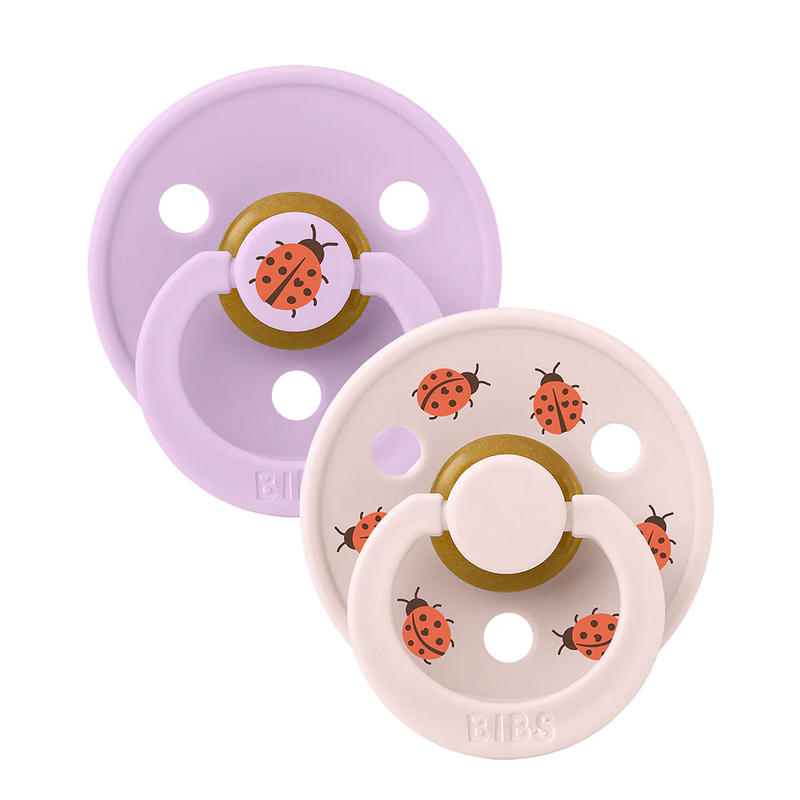 Bibs - Studio Colour 2-pak - Ladybug / Violet Sky Mix