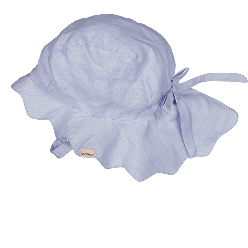 Marmar Copenhagen - Alba Baby Scallop solhat - Blue Mist
