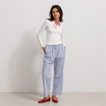 Marmar Copenhagen - Plano W Poplin Bottoms - Bolich Blue Strips