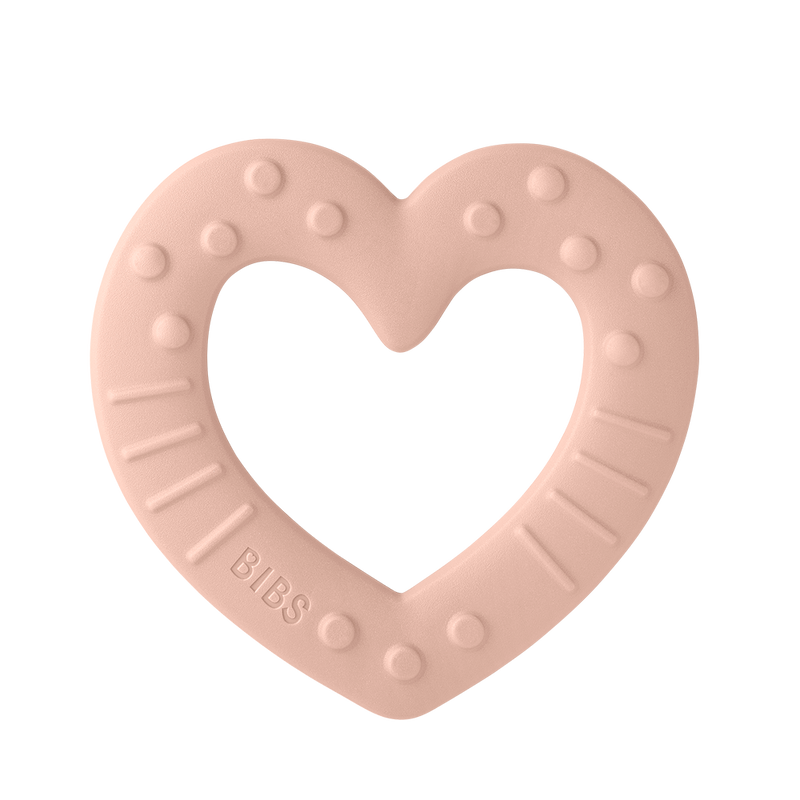 Bibs Baby- Bitie Heart - Blush