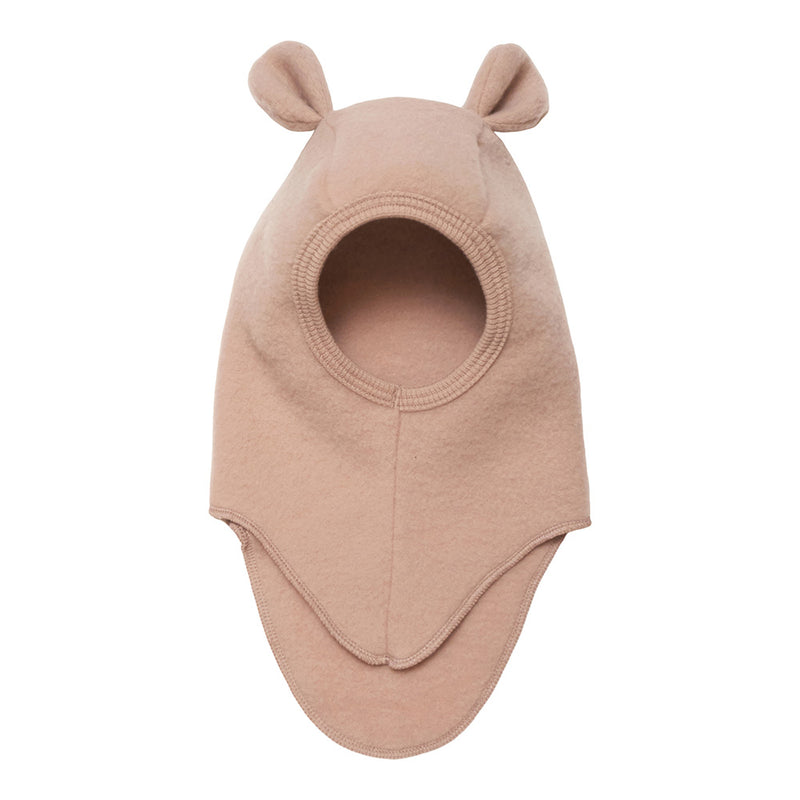 Huttelihut - Teddy Uld Fleece Elefanthue - Dusty Rose