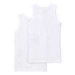 Petit Bateau - 2-pak Undertrøjer - Hvid