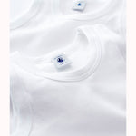 Petit Bateau - 2-pak Undertrøjer - Hvid