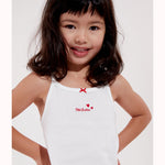 Petit Bateau - 2-pak Strop Undertrøje - Hjerteprint