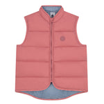Petit Bateau - Quiltet Vest - Rosewood Pink