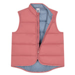 Petit Bateau - Quiltet Vest - Rosewood Pink