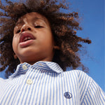 Petit Bateau - Klassisk Poplin Stribet Skjorte