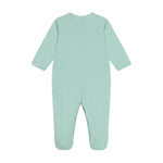 Petit Bateau - Heldragt med fødder - Grøn Stribet