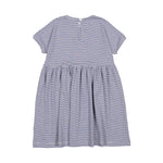 Marmar Copenhagen - Dioa Modal Fine Rib Dress - Blue Stripe