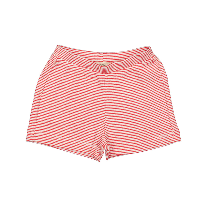 Marmar Copenhagen - Paulo Modal Fine Rib Shorts - Red Stripe