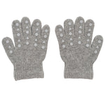 GoBabyGo - Merinowool Fingervanter - Grey Melange