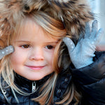 GoBabyGo - Merinowool Fingervanter - Grey Melange