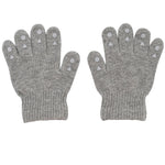 GoBabyGo - Merinowool Fingervanter - Grey Melange