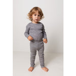 Marmar Copenhagen - Leg Wool Rib - Grey Melange