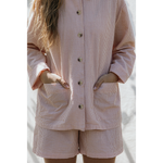 Marmar Copenhagen - Pyjamas Shorts Kvinder - Soft Cheek Stripe