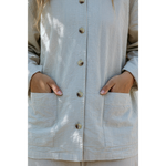 Marmar Copenhagen - Pyjamassæt Kvinder - Blue Stone Stripe