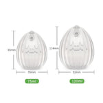 HaaKaa - Shell Bærbar Silikone Brystpumpe & Mælkeopsamler - 2 stk. 75 ml.