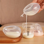 HaaKaa - Shell Bærbar Silikone Brystpumpe & Mælkeopsamler - 2 stk. 75 ml.