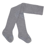 GobabyGo - Skridsikre Strømpebukser Wool - Grey melange