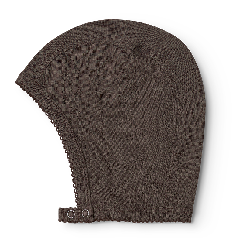Marmar Copenhagen - Hoody Wool Pointelle - Terre