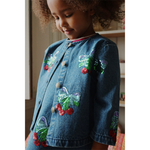 Konges Sløjd - Magot Denim Jacket - Amarena Sequin