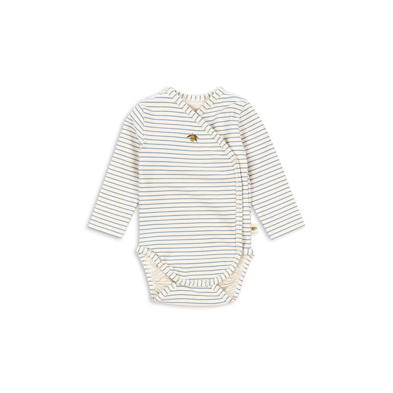 Konges Sløjd - Basic LS Newborn Body - Stripe Bluie