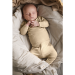 Marmar Copenhagen - Seersucker Baby Sengetøj - Blue Stone Stripe