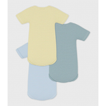 Petit Bateau - 3 - Pack Kortærmet Body - Strib