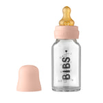 Bibs - Glas sutteflaske komplet sæt 110ml - Blush