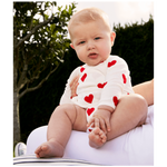 Petit Bateau - L/S 3-pack wrap bodyer - Hjerteprint