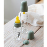Bibs - Glas sutteflaske komplet sæt 225ml - Sage