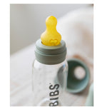 Bibs - Glas sutteflaske komplet sæt 110ml - Sage