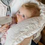 Bibs - Glas sutteflaske komplet sæt 110ml - Blush