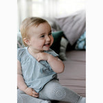 GobabyGo - Skridsikre Strømpebukser Cotton- Grey melange