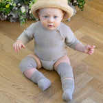 GoBabyGo - Kravle knæbeskyttere - Grey melange