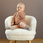 GobabyGo - Skridsikre Strømper Cotton - Sand