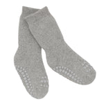 GobabyGo - Skridsikre Strømper Cotton - Grey melange
