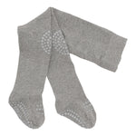 GobabyGo - Skridsikre Strømpebukser Cotton- Grey melange