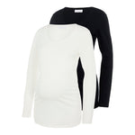 MamaLicious - Lea Graviditetsbluse 2 pack
