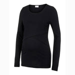 MamaLicious - Carma rib jersey Graviditets- & ammetop