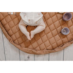 Play&Go - 2-i-1 Legetæppe - Soft organic - Tawny brown