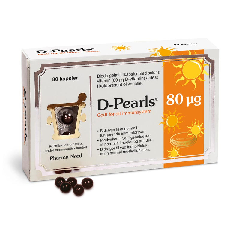 Pharma Nord - D-Pearls 80 mcg, 80 kapsler