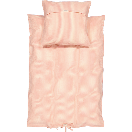 Marmar Copenhagen - Seersucker Junior Sengetøj - Soft Cheek Stripe