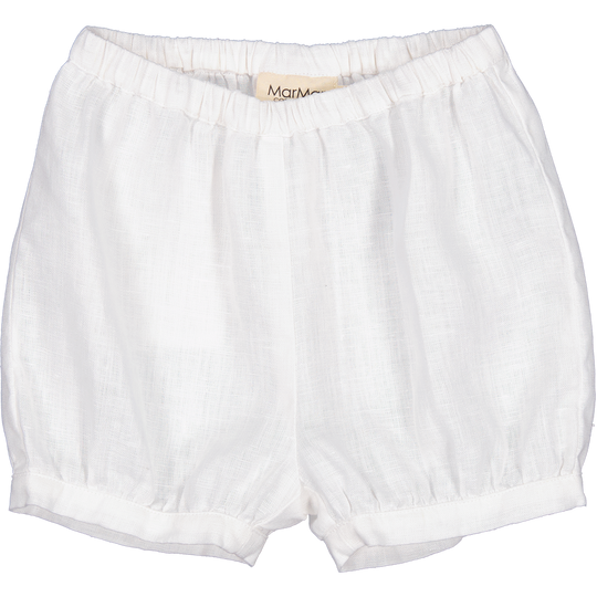 Marmar Copenhagen - Pabi Hør Shorts - White