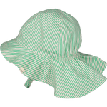 Marmar Copenhagen - Alba Seersucker Sommerhat -  Mint Leaf Stripes