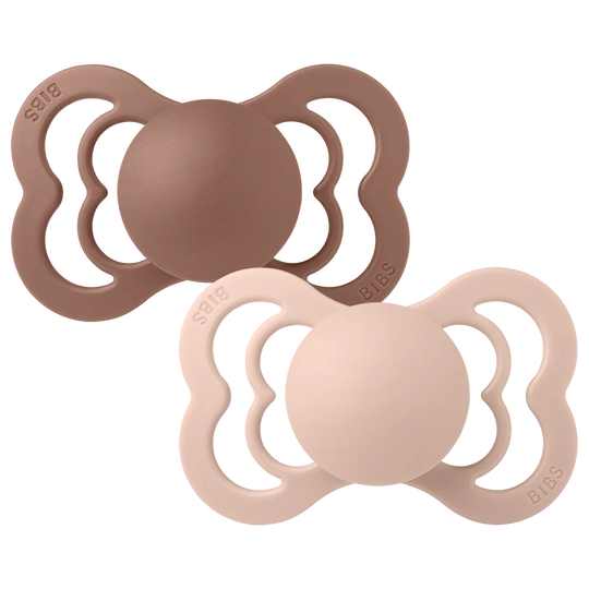 Bibs - Supreme 2-pak Natural Rubber - Woodchuck/Blush