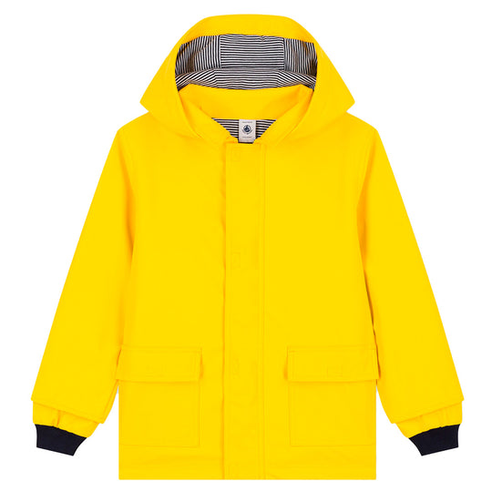 Petit Bateau - Ikoniske Cire Regnjakke - Gul