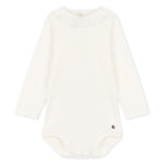 Petit Bateau - L/S Body med Krave