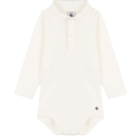 Petit Bateau - L/S Body Med Polo Shirt Krave