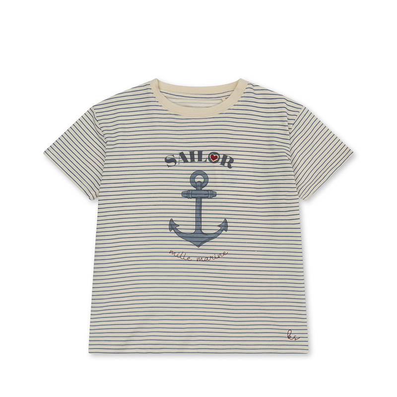 Konges Sløjd - Famo T-shirt - Stripe Bluie